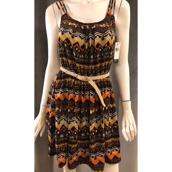 BCX Dresses & Skirts - BCX Spaghetti Strap Sundress and Matching Belt NWT